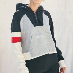 Champions Reverse Weave Hoodie (Gray/Black) M